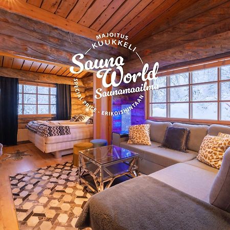 Kuukkeli Log Houses Teerenpesae Saariselka Exterior foto