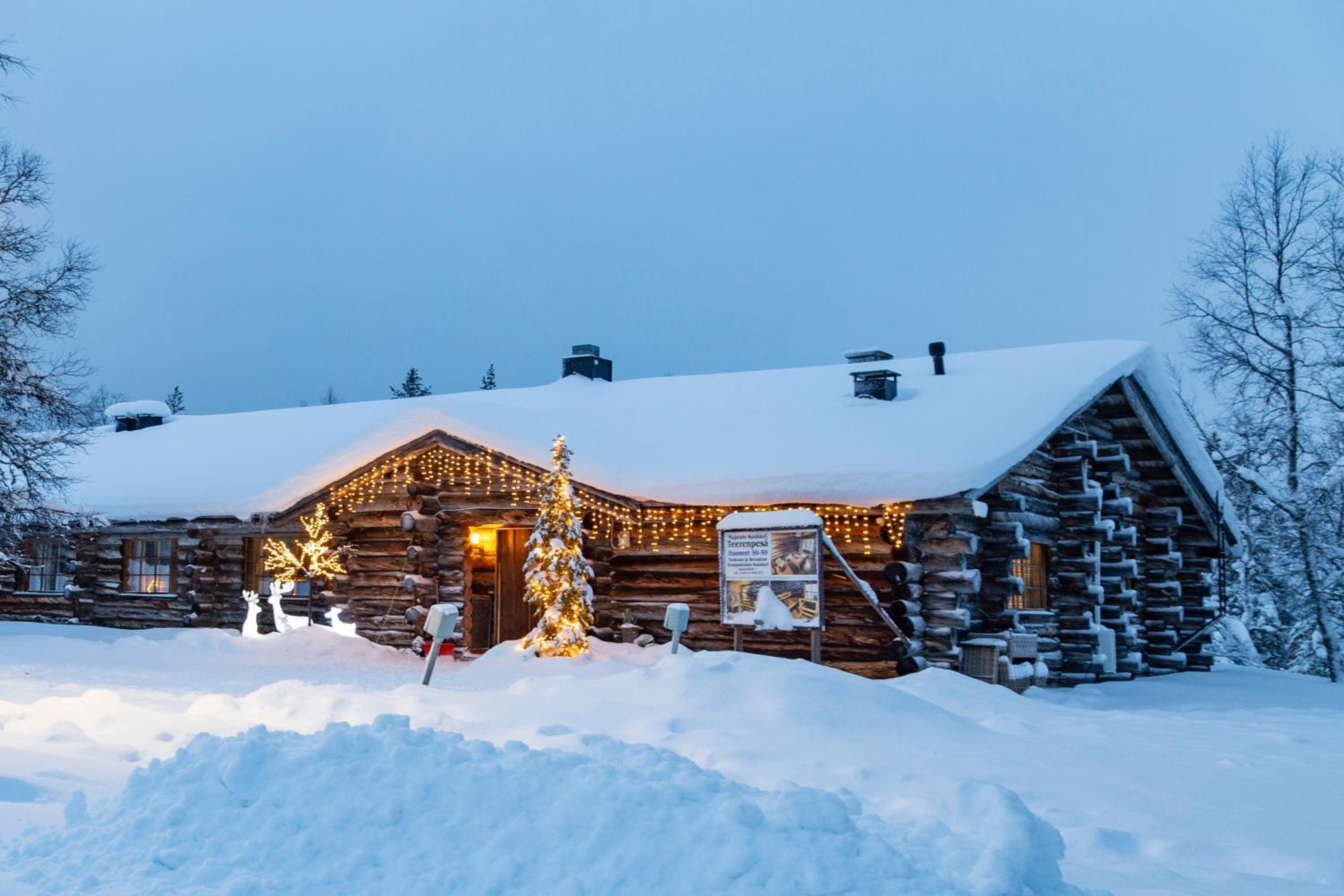 Kuukkeli Log Houses Teerenpesae Saariselka Exterior foto